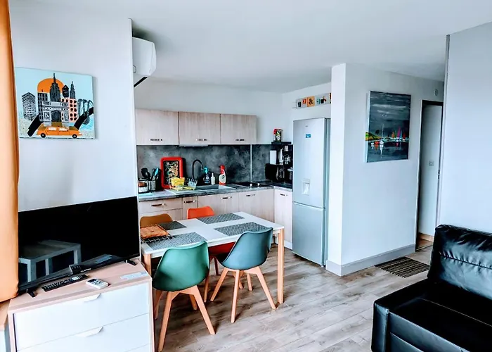 アパート T2 Climatise Vue Sur Mer, Wifi, Piscine Et Parking セット